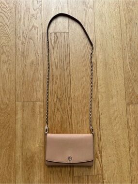 Tory Burch Women's Emerson Small Wallet on a Chain Crossbody Bag - Moose